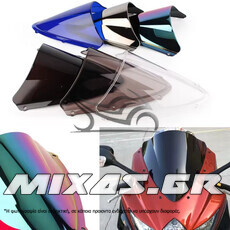 ΠΑΡΜΠΡΙΖ/ΖΕΛΑΤΙΝΑ DOUBLE BUBBLE SUZUKI GSX-R 600/750 (08-10) ΦΙΜΕ ΣΚΟΥΡΟ MS-PARTS