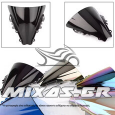 ΠΑΡΜΠΡΙΖ/ΖΕΛΑΤΙΝΑ DOUBLE BUBBLE ΥΑΜΑΗΑ YZF R6 (04-06) ΦΙΜΕ ΣΚΟΥΡΟ MS-PARTS