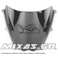 ΠΑΡΜΠΡΙΖ/ΖΕΛΑΤΙΝΑ DOUBLE BUBBLE SUZUKI GSX-R 1000 (07-08) ΦΙΜΕ ΣΚΟΥΡΟ MS-PARTS