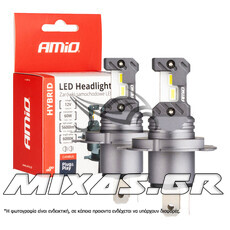ΛΑΜΠΕΣ H4 12V60W 600K LED CAN-BUS HYBRID 04114