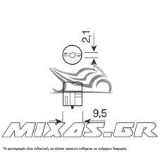 ΛΑΜΠΑ T10 W5W 12V W2 1X9 7L M1 LD