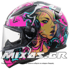 ΚΡΑΝΟΣ LS2 FF353 RAPID II CYBERG 22.06 ΚΛΕΙΣΤΟ ΠΑΙΔΙΚΟ ΡΟΖ