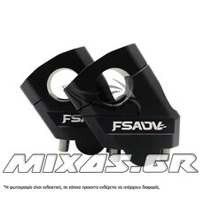 ΚΑΒΑΛΕΤΑ/ΒΑΣΕΙΣ ΤΙΜΟΝΙΟΥ UNIVERSAL 22mm ΜΑΥΡΑ ΣΕΤ ROC