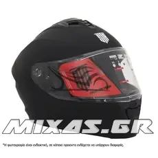 ΚΡΑΝΟΣ STR ΚΛΕΙΣΤΟ (FULLFACE) GT-2 ΜΑΥΡΟ ΜΑΤ