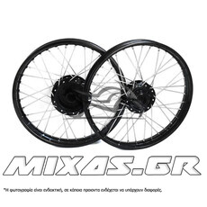 ΤΡΟΧΟΙ/ΡΟΔΕΣ ΕΜΠΡΟΣ + ΠΙΣΩ HONDA ASTREA SUPRA ΜΑΥΡΟΙ ΣΕΤ ROC