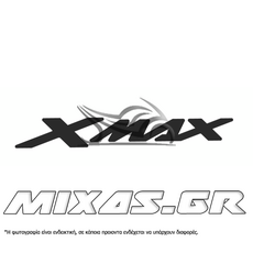 ΑΥΤΟΚΟΛΛΗΤΑ ΛΟΓΟΤΥΠΟ ΚΡΥΣΤΑΛΛΟ YAM X-MAX 16cmx2cm 2ΤΜΧ ΜΑΥΡΟ ROC