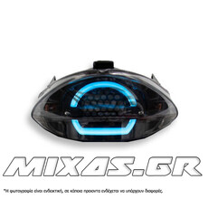 ΦΑΝΑΡΙ ΠΙΣΩ YAMAHA CRYPTON-X 135 LED NEON ΜΠΛΕ ROC