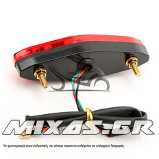 ΦΑΝΑΡΙ ΠΙΣΩ/ΣΤΟΠ UNIVERSAL LED ΚΟΚΚΙΝΟ MS-PARTS