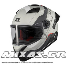 ΚΡΑΝΟΣ AXXIS ΚΛΕΙΣΤΟ (FULLFACE) FENIX ECE 22.6 ORK C2 ΑΣΠΡΟ/ΓΚΡΙ GLOSS