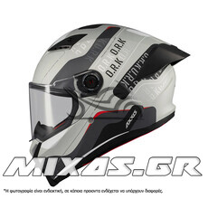 ΚΡΑΝΟΣ AXXIS ΚΛΕΙΣΤΟ (FULLFACE) FENIX ECE 22.6 ORK C2 ΑΣΠΡΟ/ΓΚΡΙ GLOSS