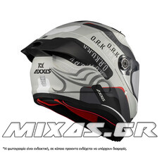 ΚΡΑΝΟΣ AXXIS ΚΛΕΙΣΤΟ (FULLFACE) FENIX ECE 22.6 ORK C2 ΑΣΠΡΟ/ΓΚΡΙ GLOSS