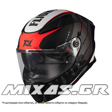 ΚΡΑΝΟΣ AXXIS ΚΛΕΙΣΤΟ (FULLFACE) PANTHER SV ECE 22.06 FLIGHT C3 ΜΑΥΡΟ/ΚΟΚΚΙΝΟ MAT
