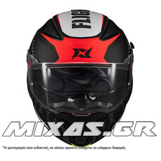 ΚΡΑΝΟΣ AXXIS ΚΛΕΙΣΤΟ (FULLFACE) PANTHER SV ECE 22.06 FLIGHT C3 ΜΑΥΡΟ/ΚΟΚΚΙΝΟ MAT