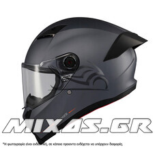 ΚΡΑΝΟΣ AXXIS ΚΛΕΙΣΤΟ (FULLFACE) FENIX ECE 22.6 A12 ΓΚΡΙ ΜΑΤ