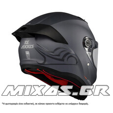 ΚΡΑΝΟΣ AXXIS ΚΛΕΙΣΤΟ (FULLFACE) FENIX ECE 22.6 A12 ΓΚΡΙ ΜΑΤ