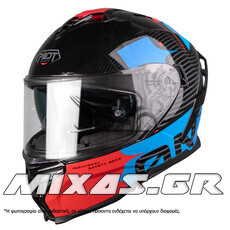 ΚΡΑΝΟΣ PILOT CORSAIR SV ON  (FULLFACE) ΜΑΥΡΟ/ΜΠΛΕ/ΚΟΚΚΙΝΟ + PINLOCK