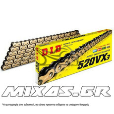 ΑΛΥΣΙΔΑ ΚΙΝΗΣΗΣ DID 520VX/3 G&B 118 ΧΡΥΣΗ