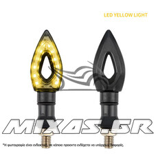 ΦΛΑΣ MINI UNIVERSAL LED 438 ΤΡΙΓΩΝΟ ΦΙΜΕ MS-PARTS