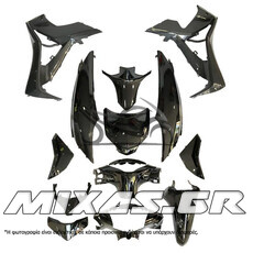 ΚΟΥΣΤΟΥΜΙ HONDA SUPRA-X 125 ΜΑΥΡΟ MAL HELMIN