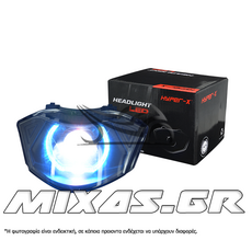 ΦΑΝΑΡΙ ΕΜΠΡΟΣ YAMAHA CRYPTON-X 135 LΕD ANGEL EYES 3D ΦΙΜΕ ΜΠΛΕ HYPER-X