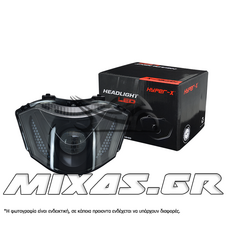 ΦΑΝΑΡΙ ΕΜΠΡΟΣ YAMAHA CRYPTON-X 135 LED ΦΙΜΕ VENOM ΚΟΚΚΙΝΟ HYPER-X