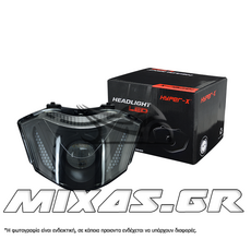 ΦΑΝΑΡΙ ΕΜΠΡΟΣ YAMAHA CRYPTON-X 135 LED ΦΙΜΕ VENOM ΜΠΛΕ HYPER-X