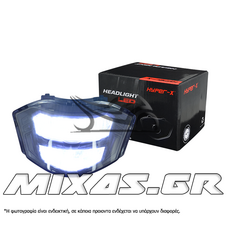 ΦΑΝΑΡΙ ΕΜΠΡΟΣ YAMAHA CRYPTON-X 135 LED ΦΙΜΕ ΜΠΛΕ HYPER-X