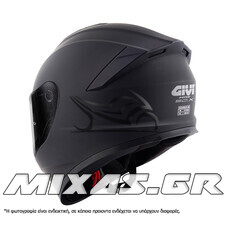 ΚΡΑΝΟΣ GIVI ΚΛΕΙΣΤΟ (FULLFACE) 50.X + ΦΙΜΕ ΖΕΛΑΤΙΝΑ ΜΑΥΡΟ MAT
