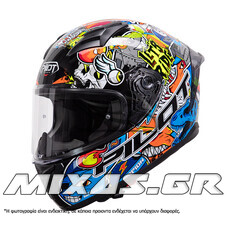 ΚΡΑΝΟΣ PILOT FLEX ΚΛΕΙΣΤΟ (FULLFACE) STREETBOMB ΜΑΥΡΟ/ΚΙΤΡΙΝΟ