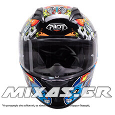 ΚΡΑΝΟΣ PILOT FLEX ΚΛΕΙΣΤΟ (FULLFACE) STREETBOMB ΜΑΥΡΟ/ΚΙΤΡΙΝΟ