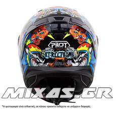 ΚΡΑΝΟΣ PILOT FLEX ΚΛΕΙΣΤΟ (FULLFACE) STREETBOMB ΜΑΥΡΟ/ΚΙΤΡΙΝΟ