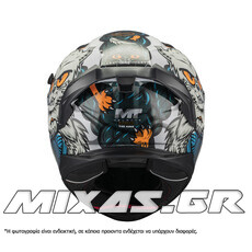 ΚΡΑΝΟΣ MT ΚΛΕΙΣΤΟ (FULLFACE) BRAKER SV THE KING B8 ΜΑΥΡΟ/ΓΚΡΙ/ΜΠΛΕ