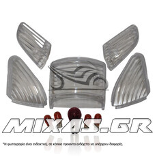 ΚΡΥΣΤΑΛΛΑ ΠΙΣΩ HONDA ASTREA SUPRA ΣΕΤ ΛΕΥΚΑ ROC