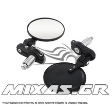 ΚΑΘΡΕΠΤΕΣ ΓΙΑ ΑΝΤΙΒΑΡΑ MOTO ΣΤΡΟΓΓΥΛΟΙ ΜΑΥΡΟΙ MS-PARTS