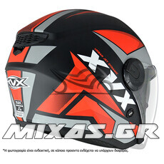 ΚΡΑΝΟΣ XVX (JET) GALAXY RX-460 ΜΑΥΡΟ/ΚΟΚΚΙΝΟ