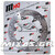 ΔΙΣΚΟΠΛΑΚΑ ΕΜΠΡΟΣ/ΠΙΣΩ HONDA SH-150 (09-12)/SH-300(16-)/ΠΙΣΩ TRANSALP/HORNET (XG157) MHQ
