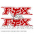 ΑΥΤΟΚΟΛΛΗΤΟ FOX ΑΝΑΓΛΥΦΟ ΚΟΚΚΙΝΟ 2TMX (ΑΜΑ216)