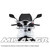 ΠΑΡΜΠΡΙΖ/ΖΕΛΑΤΙΝΑ MALOSSI HONDA SH-350 (2021) W-390XH275 THK 3MM