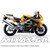ΚΟΥΣΤΟΥΜΙ (FAIRING SET) HONDA CBR 929RR (2000-2001) 16ΤΜΧ