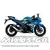 ΚΟΥΣΤΟΥΜΙ (FAIRING SET) SUZUKI GSX-250R (2017-2021) 25ΤΜΧ
