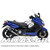 ΚΟΥΣΤΟΥΜΙ (FAIRING SET) YAMAHA T-MAX 500 (2001-2007) 14ΤΜΧ