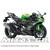 ΚΟΥΣΤΟΥΜΙ (FAIRING SET) KAWASAKI ZX-6R (2019-2023) 23ΤΜΧ
