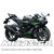 ΚΟΥΣΤΟΥΜΙ (FAIRING SET) KAWASAKI ZX-6R (2024) 19ΤΜΧ