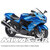 ΚΟΥΣΤΟΥΜΙ (FAIRING SET) KAWASAKI ZX-14R (2012-2023) 25ΤΜΧ