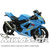 ΚΟΥΣΤΟΥΜΙ (FAIRING SET) SUZUKI GSX-R 1000 (2007-2008) 25ΤΜΧ