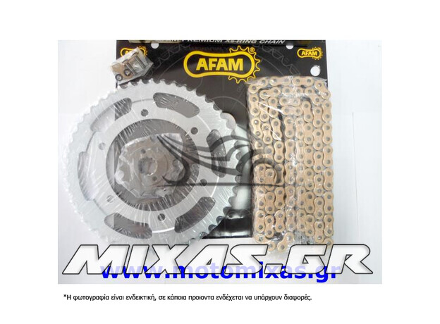 ΑΛΥΣΙΔΟΓΡΑΝΑΖΟ AFAM HONDA TRANSALP-650 (15-48) (525) XSR ΜΕ ΧΡΥΣΗ ΑΛΥΣΙΔΑ