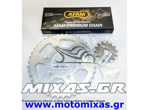 ΑΛΥΣΙΔΟΓΡΑΝΑΖΟ AFAM MODENAS KRISTAR 125/GT-135/ATHLETE-125 (14-42) (428) ΜΕ ΧΡΥΣΗ ΑΛΥΣΙΔΑ