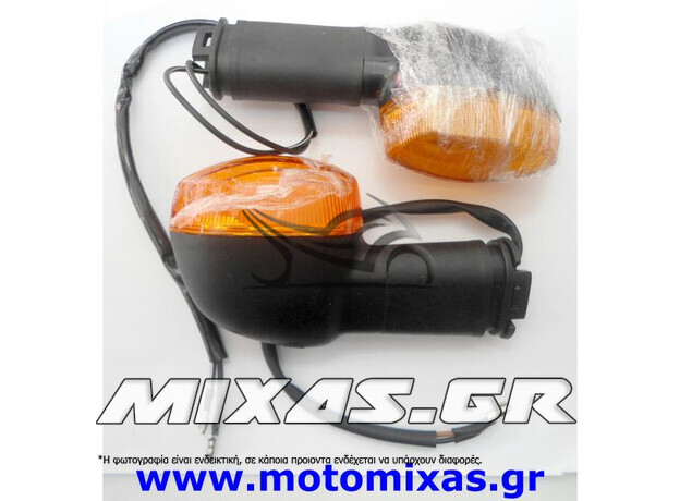 ΦΛΑΣ ΠΙΣΩ YAMAHA CRYPTON-110/135/TDM-900/R1/R6 ΠΟΡΤΟΚΑΛΙ ΣΕΤ ROC