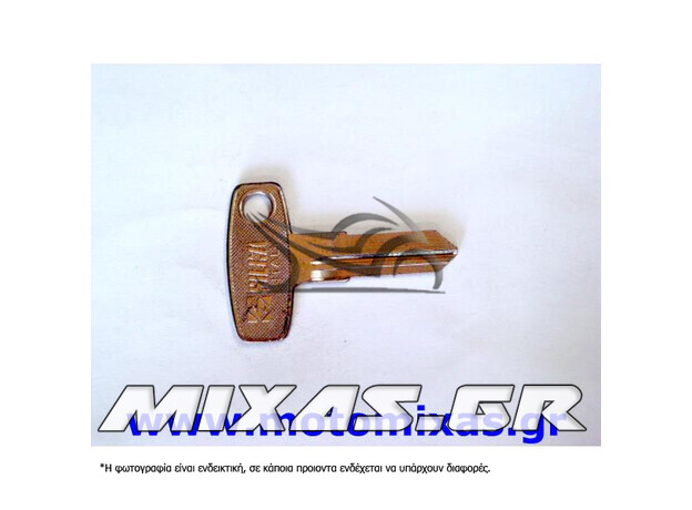 ΚΛΕΙΔΙ MOTO YAM YH15R ΑΠΛΟ ΜΕ ΣΙΔΕΡΕΝΙΟ ΚΕΦΑΛΙ