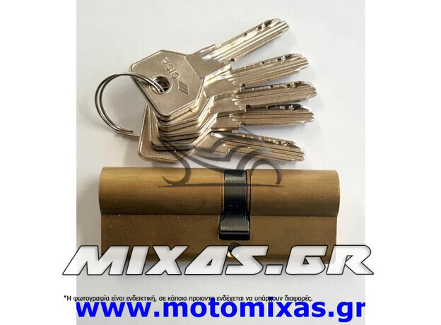 ΑΦΑΛΟΣ/ΚΥΛΙΝΔΡΟΣ ΑΣΦΑΛΕΙΑΣ CISA ASIX OE300 (35-45=80) BRASS